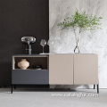 Nordic wooden buffet cabinet luxury sideboard